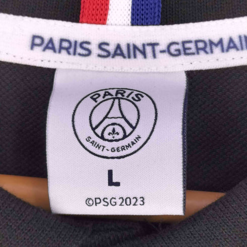 パリサンジェルマン PARIS SAINT GERMAIN エッセンシャル クレスト ポロ 鹿の子 半袖ポロシャツ メンズ import:L