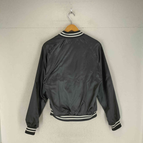 アーバンスポーツウェア AUBURN SPORTSWEAR 90s USA製 ワッペンデザインサテンスタジャン メンズ