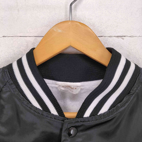 アーバンスポーツウェア AUBURN SPORTSWEAR 90s USA製 ワッペンデザインサテンスタジャン メンズ