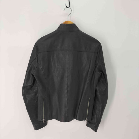 ゴーサンゴーイチプールオム 5351 POUR LES HOMMES 羊革 シープレザー チンスト付 シングル ライダース ジャケット メンズ JPN:46