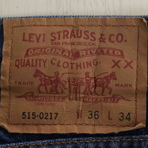 リーバイス Levis 90S フィリピン製 515-02 ジップフライデニム メンズ W36/L34