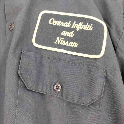ディッキーズ Dickies ワッペン 長袖ワークシャツ メンズ import:L