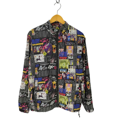 ヒステリックグラマー HYSTERIC GLAMOUR ×ROYAL TRUX 20ss TRUX MIX柄 スタンダード カラー ジャケット 裏地メッシュ メンズ JPN:M
