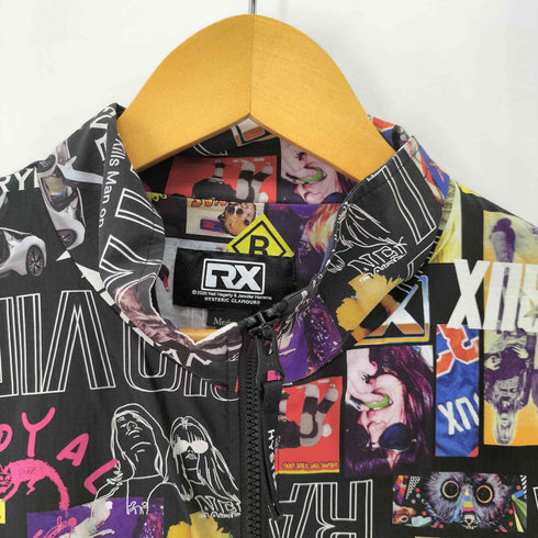 ヒステリックグラマー HYSTERIC GLAMOUR ×ROYAL TRUX 20ss TRUX MIX柄 スタンダード カラー ジャケット 裏地メッシュ メンズ JPN:M