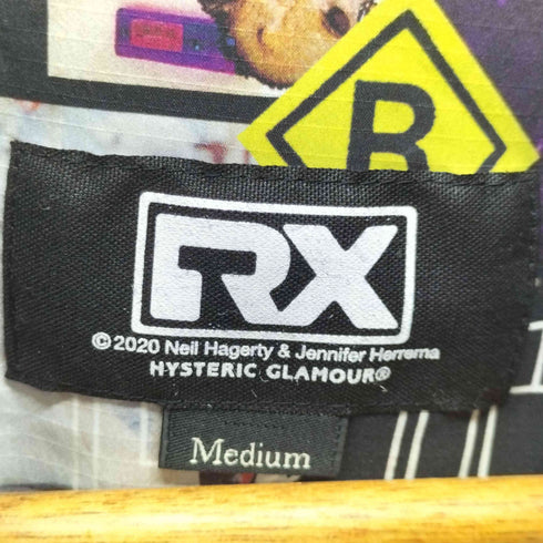 ヒステリックグラマー HYSTERIC GLAMOUR ×ROYAL TRUX 20ss TRUX MIX柄 スタンダード カラー ジャケット 裏地メッシュ メンズ JPN:M