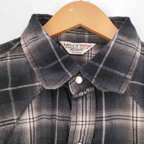 リーバイスレッド Levis RED シャドーチェック ネル ウエスタンシャツ オンブレ メンズ import:XL
