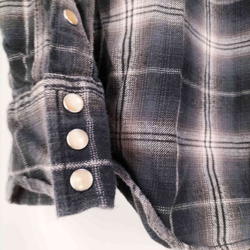 リーバイスレッド Levis RED シャドーチェック ネル ウエスタンシャツ オンブレ メンズ import:XL