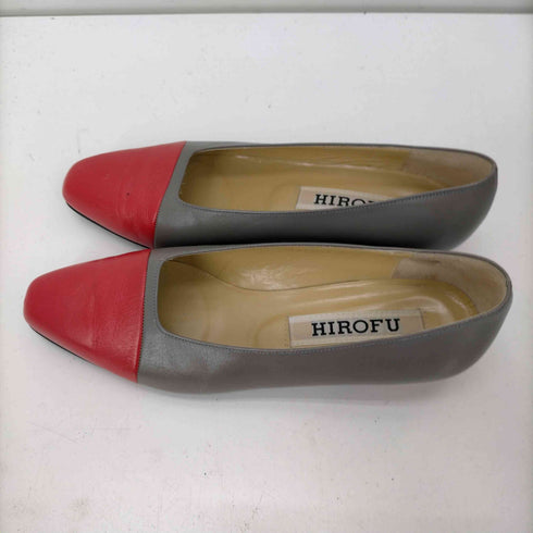 ヒロフ HIROFU バイカラー フラット シューズ バレエ レディース JPN:23