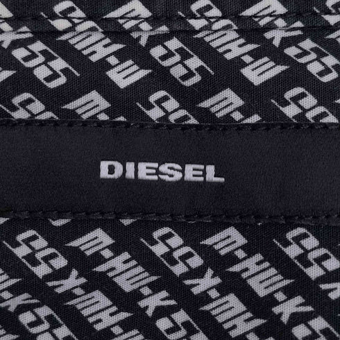 ディーゼル DIESEL M-hw-k55 総柄プリント フェイクレイヤード長袖シャツ メンズ import:L