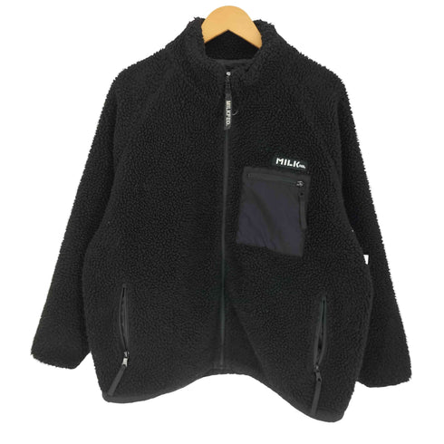 ミルクフェド MILKFED. ジップアップ ボア ブルゾン ジャケット メンズ JPN:M