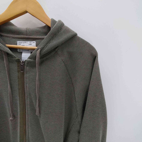 ステューシー Stussy 00S AUTHENTIC OUTER GEAR サーマル フルジップ パーカー メンズ import:XL