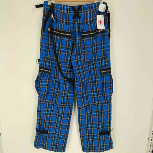 トリップニューヨークシティ TRIPP NYC タータンチェック ボンテージパンツ Y2K メンズ S