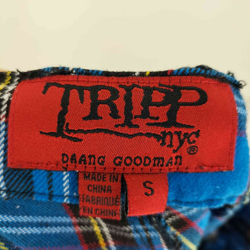トリップニューヨークシティ TRIPP NYC タータンチェック ボンテージパンツ Y2K メンズ S