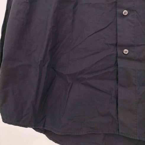 ディーゼル DIESEL S-DOUBLY-PLAIN-NW ワンポイントロゴステッチ オーバーサイズ 長袖シャツ メンズ import:L