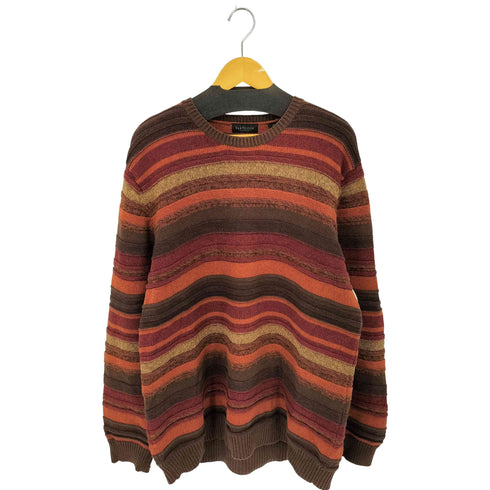 ヴァンヒューゼン VAN HEUSEN 90s 3D コットンニットセーター メンズ import:XL
