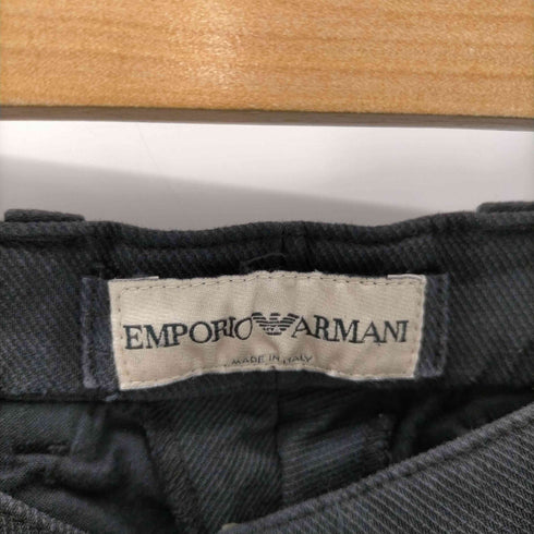 エンポリオアルマーニ EMPORIO ARMANI 90S イタリア製 ガーメントダイ 染め加工 コットンピケ ストレート パンツ メンズ 44