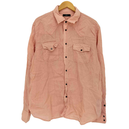 ディーゼル DIESEL リネンウエスタンシャツ メンズ import:XXL