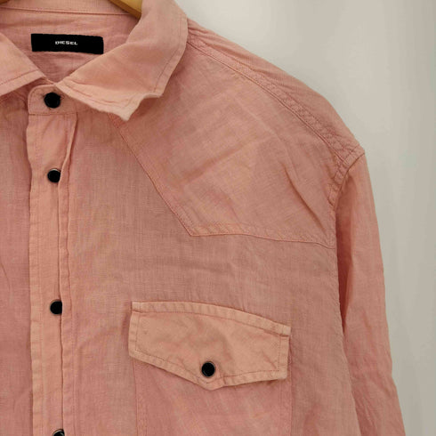 ディーゼル DIESEL リネンウエスタンシャツ メンズ import:XXL