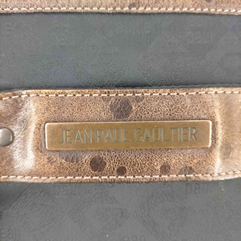ジャンポールゴルチエ Jean Paul GAULTIER 90-00S SMALL SHOULDER BAG ロゴプレート 総柄 モノグラム ショルダー バッグ ボディ バッグ メンズ