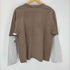 ビューティーアンドユースユナイテッドアローズ BEAUTY & YOUTH UNITED ARROWS 25SS CABARET POVAL キャバレーポバール 別注 P/P レイヤード Tシャツ メンズ JPN:M