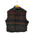 ウールリッチ WOOLRICH 80-90s USA製 NORDIC NAVAJO 裏キルティング ウールベスト メンズ import:XL