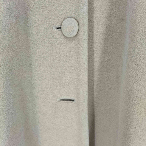 アンゴラ混ノーカラーコート レディース M-L