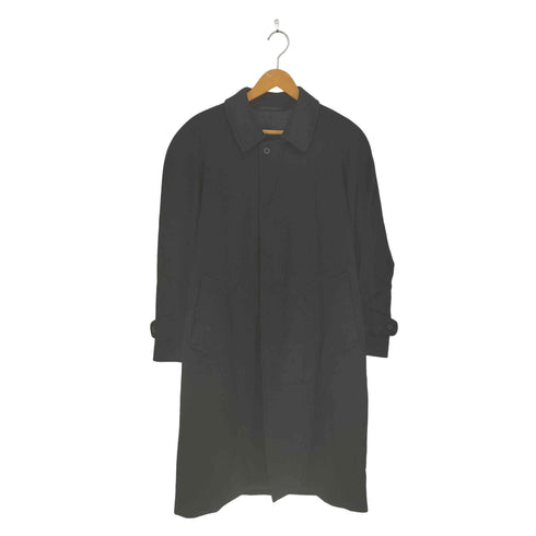 ZEE TRUST pure cashmere カシミヤ100比翼ステンカラーコート メンズ M