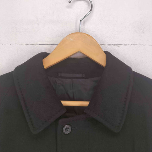 ZEE TRUST pure cashmere カシミヤ100比翼ステンカラーコート メンズ M