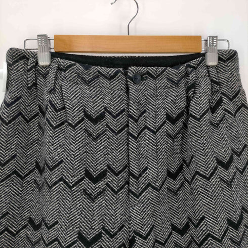 ドゥルカマラ Dulcamara ウール ヘリンボーン ワイド ガウチョ クロップド パンツ メンズ JPN:1