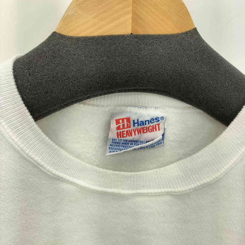 ヘインズ Hanes 90s HEAVYWEIGHT 企業ロゴ キャッチフレーズプリント スウェット メンズ XXL