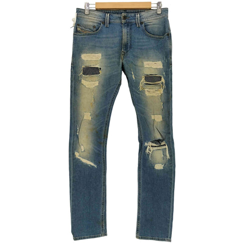 ディーゼル DIESEL THAVAR ダスト ダメージ加工 スキニーデニム メンズ W28 L32