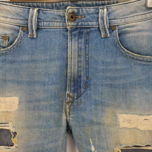 ディーゼル DIESEL THAVAR ダスト ダメージ加工 スキニーデニム メンズ W28 L32