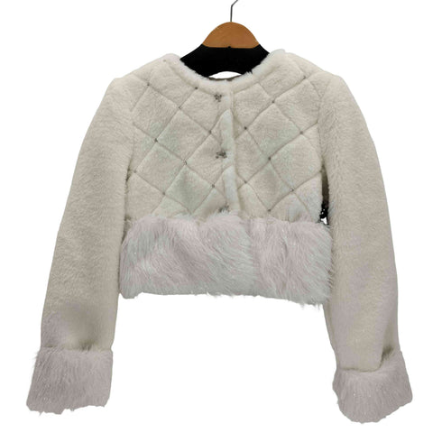 M ME EME Shine bijou fake far jacket レディース FREE