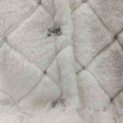 M ME EME Shine bijou fake far jacket レディース FREE