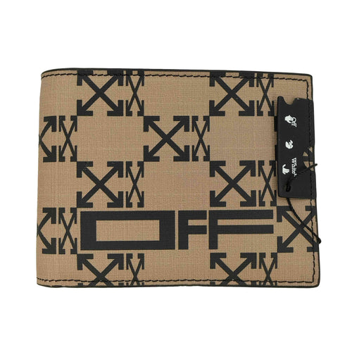 オフホワイト OFF-WHITE MONOGRAM BIFOLD WALLET BI-FOLD 二つ折り財布 メンズ
