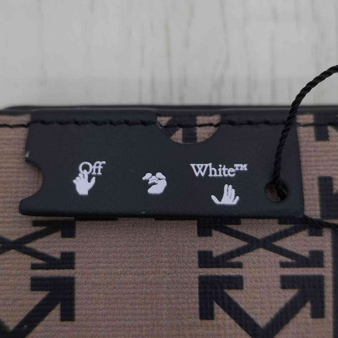 オフホワイト OFF-WHITE MONOGRAM BIFOLD WALLET BI-FOLD 二つ折り財布 メンズ