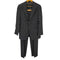 ジョルジオアルマーニ Giorgio Armani 10S イタリア製 VIRGIN WOOL バージンウール ストライプ 2B テーラード ノータック スラックス パンツ スーツ セットアップ メンズ 50
