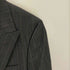 ジョルジオアルマーニ Giorgio Armani 10S イタリア製 VIRGIN WOOL バージンウール ストライプ 2B テーラード ノータック スラックス パンツ スーツ セットアップ メンズ 50