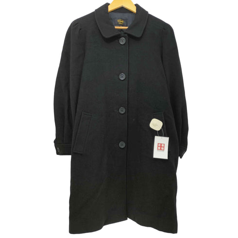 O'ONE 総カシミヤ タックスリーブ ステンカラーコート レディース JPN:9号