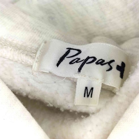 パパス papas ロゴプリント パーカー メンズ JPN:M