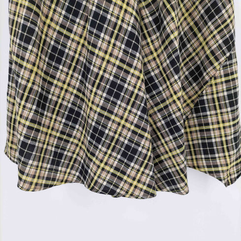 メゾンスペシャル MAISON SPECIAL Random Plaid Flare Skirt レディース JPN:36