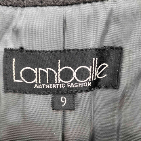 Lamballe アンゴラ混 チェスターコート レディース JPN:9号