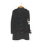 シーケーカルバンクライン ck Calvin Klein ウールアンゴラ ベルト付き ステンカラーコート メンズ import:M