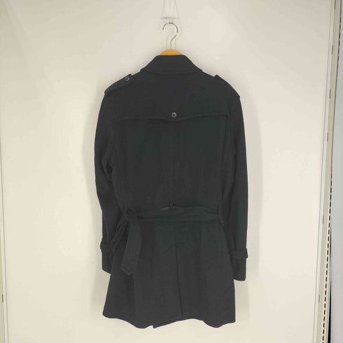 シーケーカルバンクライン ck Calvin Klein ウールアンゴラ ベルト付き ステンカラーコート メンズ import:M