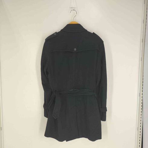 シーケーカルバンクライン ck Calvin Klein ウールアンゴラ ベルト付き ステンカラーコート メンズ import:M