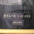 ラルフローレン RALPH LAUREN ラムレザー シングルライダースジャケット レディース