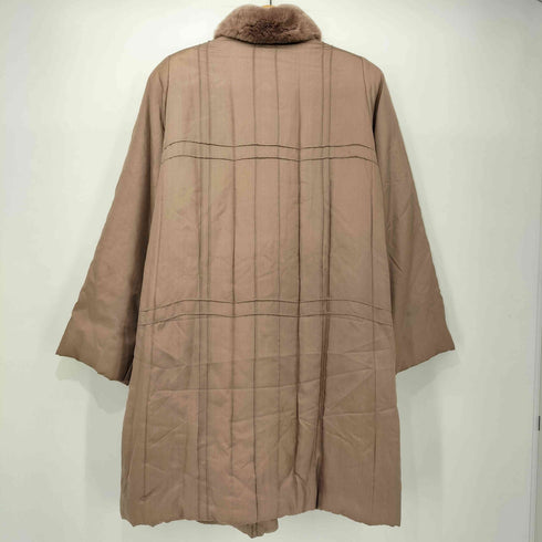 FROHLICH レッキスファー シルク100 中綿ジャケット レディース JPN:L