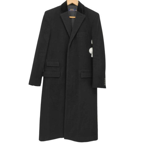 ポロラルフローレン POLO RALPH LAUREN 襟ベロア ウール混 チェスターコート メンズ 2