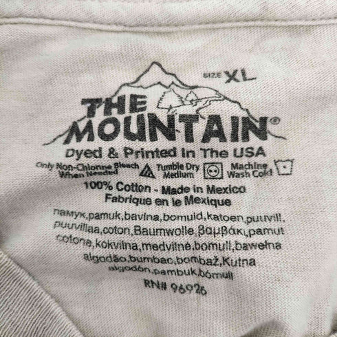 ザマウンテン the mountain タイダイ染め プリント S/S クルーネック Tシャツ メンズ import:XL