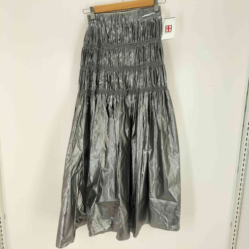 メゾンスペシャル MAISON SPECIAL 22SS メタリックティアードスカート レディース FREE